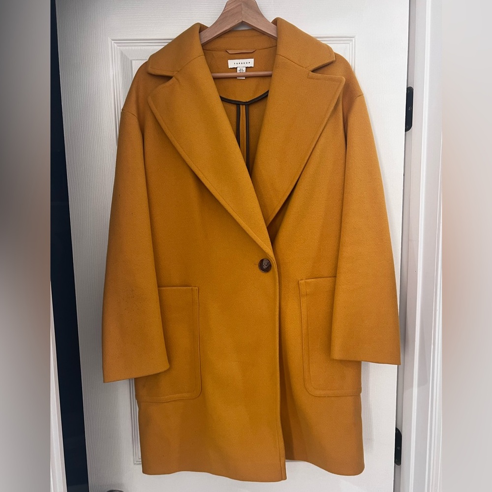 Topshop wool coat